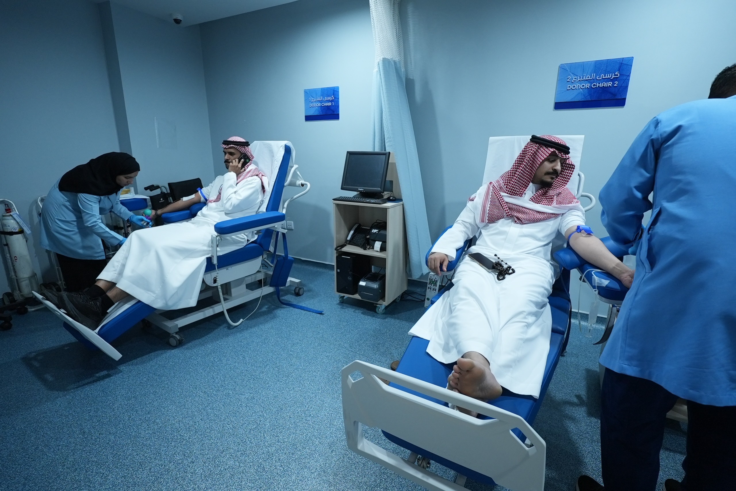 منسوبو بر الشرقية يشاركون في الحملة الوطنية للتبرع بالدم