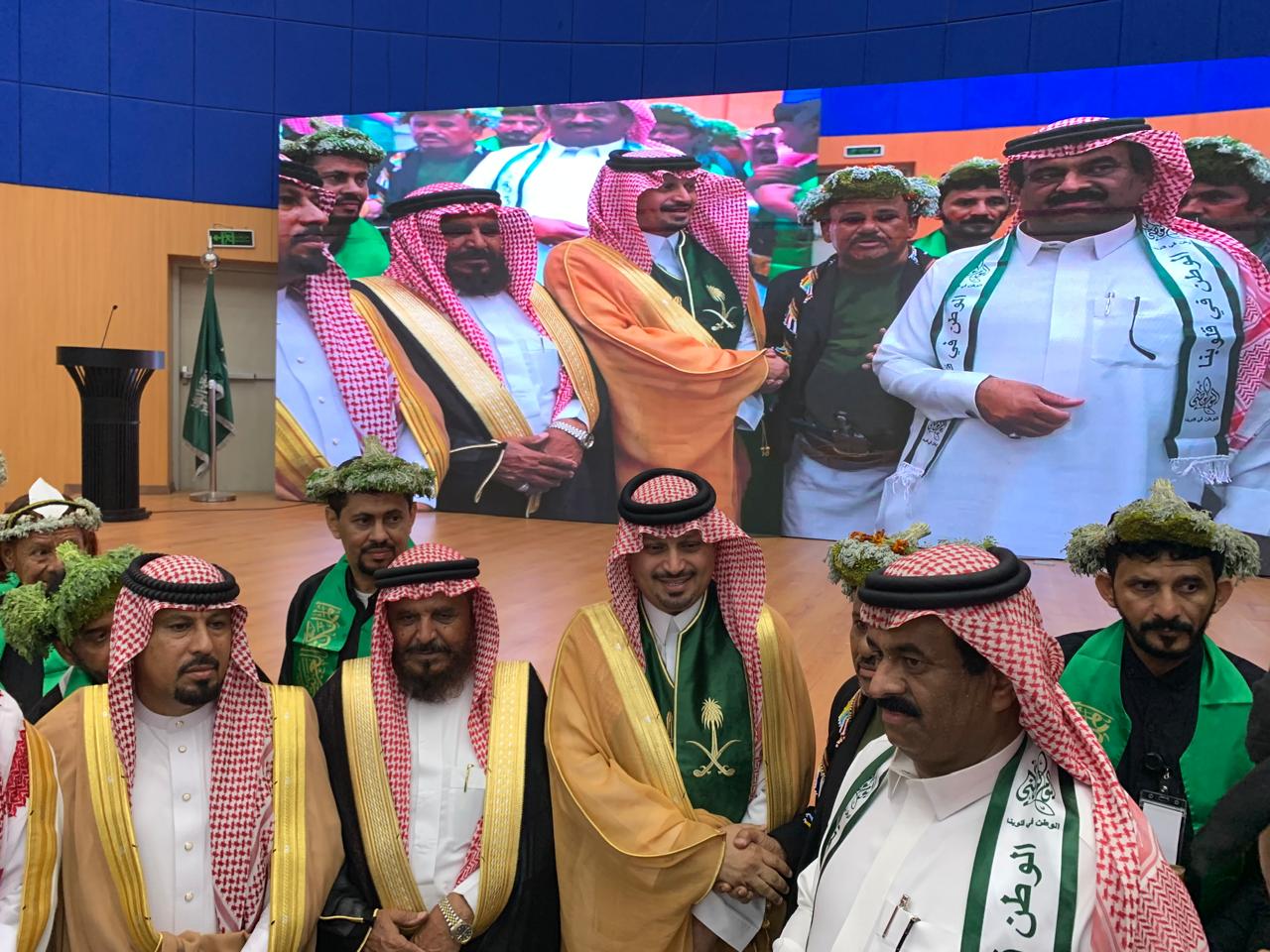 محافظ العارضة يحتفل مع الاهالي باليوم الوطني ٩٦ للمملكة