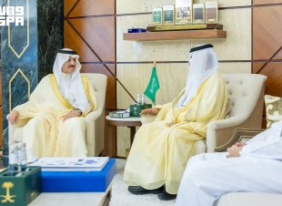 أمير الشرقية يستقبل مدير فرع الهيئة السعودية للمواصفات والمقاييس والجودة